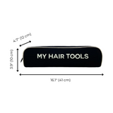 Roomy Hair Wrap Tools Travel Case – Black