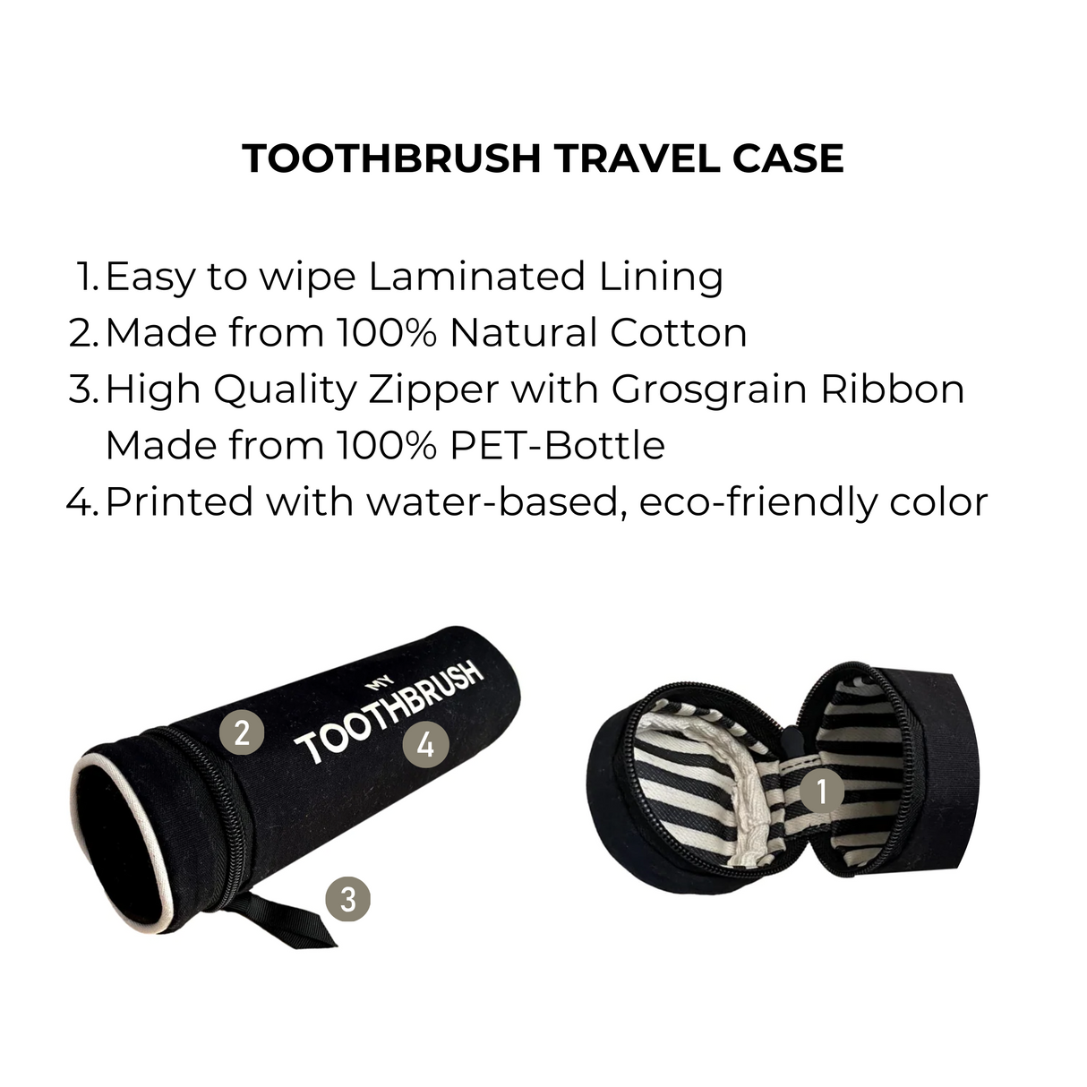 Toiletry Travel Gift Set Deal 4-Pack, Black