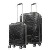 Disney Mickey Mouse Rolling Suitcases 2 Piece Set Black