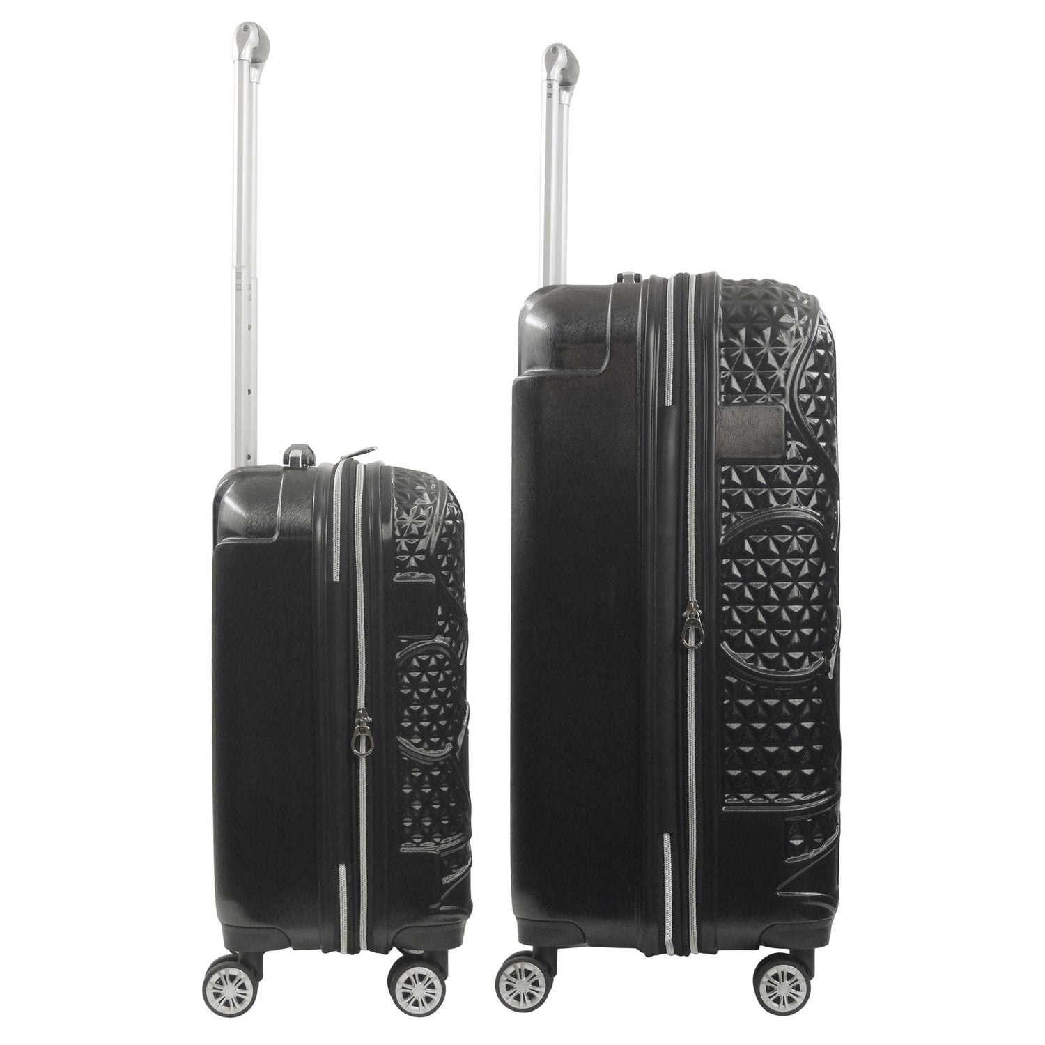 Disney Mickey Mouse Rolling Suitcases 2 Piece Set Black