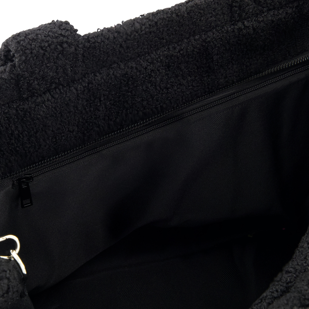 Peanuts Snoopy Black Tote Bag with Trolley Strap