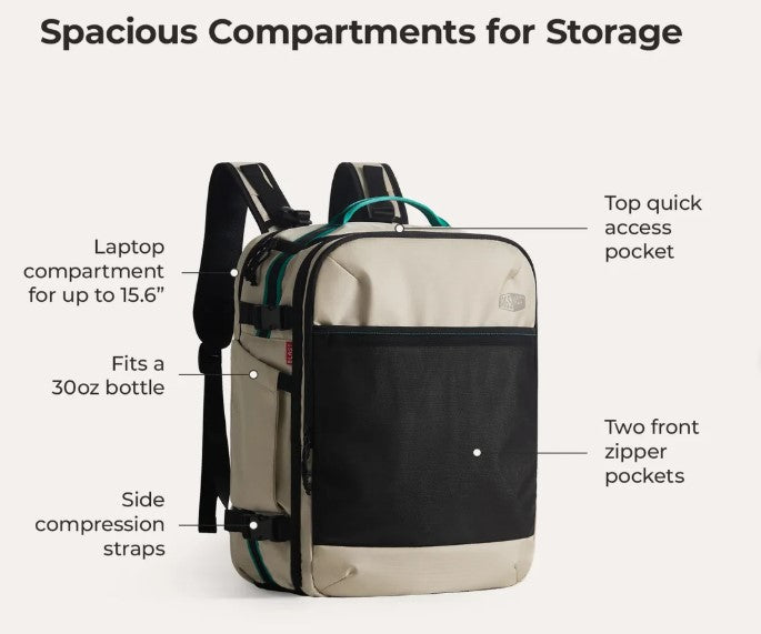 BAGSMRT bagsmart BLAST リュック　40l Blast Pro 40L Backpack by Bagsmart – Traveling Bags