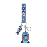 Disney Stitch Charm Lanyard Keychain Set