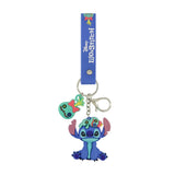 Disney Stitch Charm Lanyard Keychain Set featuring Scrump