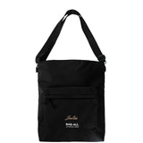 City Backpack/Tote, Padded, Recycled Nylon, Black