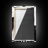 Art Deco Black And White Art Print, Art Deco Architecture, Framed Canvas Print, Ready To Hang Framed Wall Art, Living Room Wall Hanging