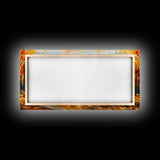 Fall Trees, Autumn Wall Art, Abstract Nature Painting, Sunset Art, College Dorm Decor, Camper Wall Decor, Canvas Wall Art, Panoramic Art