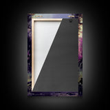 Gateway to another world, the purple realm, fine art poster print, fantasy decor