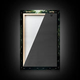 Enchanter Forest, Waterfalls Wall Art, Fantasy Artwork, Canvas Print, Wall Art, Vertical Print, Video Game Art, College Dorm Decor