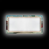 Ice Cream Shop Decor, Framed Canvas Print, Cute Nursery Decor, Retro Ice Cream Parlor Wall Art