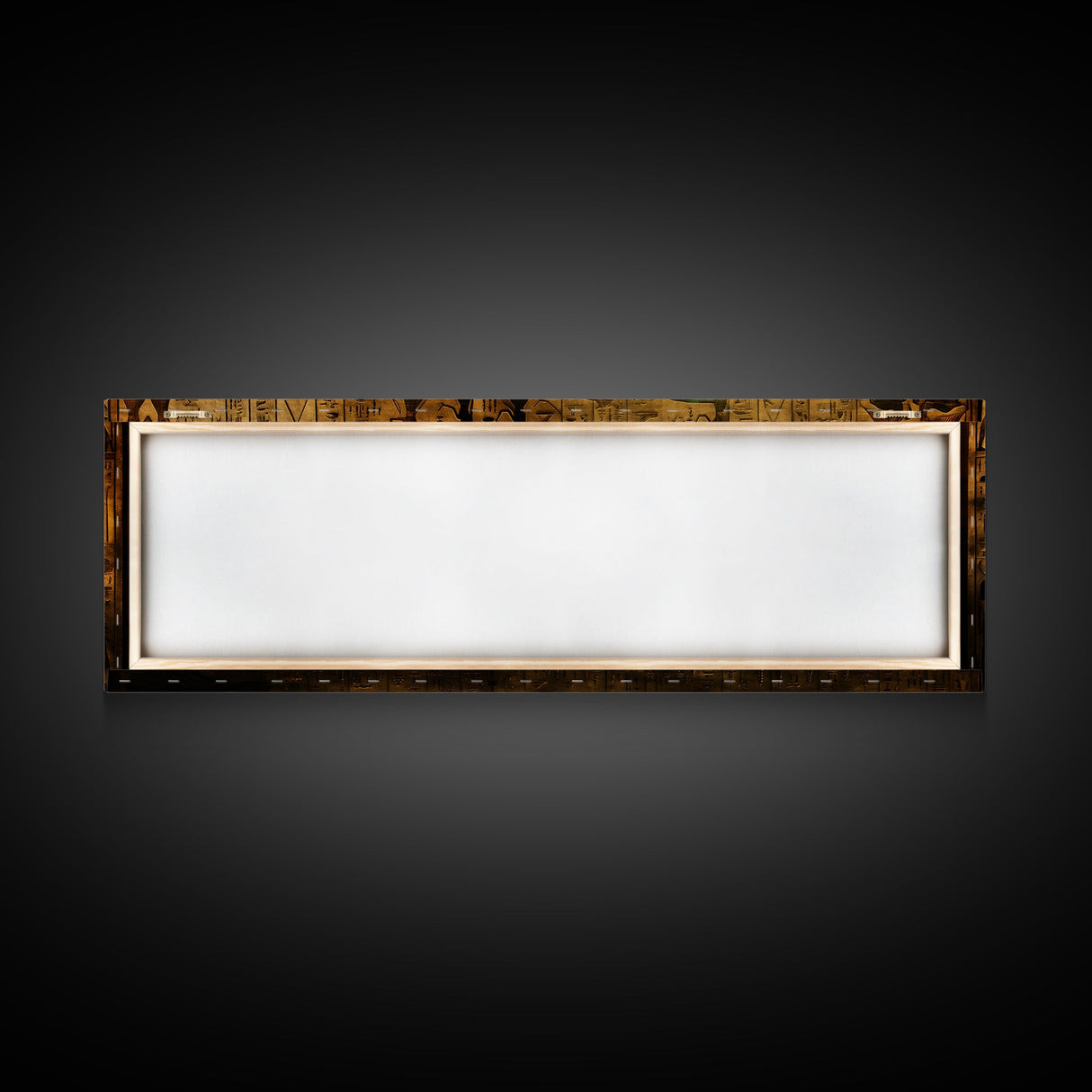 Egyptian Hieroglyphs, Framed Canvas Print, Unique Wall Art, Egyptian Inspired Wall Decor