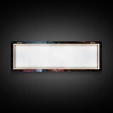 Panoramic Tokyo Streets Wall Art, Framed Canvas Print, Retro Style Japanese Painting, Winter Decor, Panoramic Art, office décor, room décor