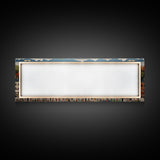 Boston Row Houses - Framed Canvas Print - Colorful Wall Art - Panoramic Print - Boston In The 1800s