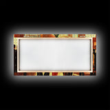 Vintage Christmas Shopping Framed Canvas Print, Retro Holiday Decor, Christmas Tree Scene Art, Vintage Christmas Home Decor, Best Gift Idea