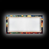 Elegant ballroom Christmas tree with dancing couples, framed canvas print vibrant holiday party decor perfect seasonal wall art