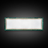 Emerald Green Sun Burst Wall Art, Art Deco Retro Vibes, Eclectic Home Decor, Emerand Green and Gold Horizontal Framed Canvas