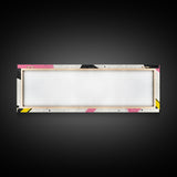 Retro Vaporwave Art, Pink Black and White Geomatric Abstract Art, Oversize Art For Large Living Room, Panoramic Painting