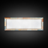 Modern Abstract Framed Canvas | Minimalist Mid Century Modern Wall Art | Large Horizontal Ultra Wide Framed Canvas | MCM Decor
