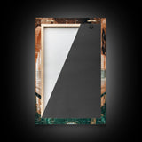 Reflection Pool Framed Canvas Print, Moroccon Wall Art