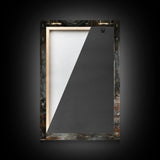 Witchy Decor Framed Canvas Print, Dark Academia, Witch Painting Print, Gothic Decor, Moody Witch Oil Painting, Halloween Art