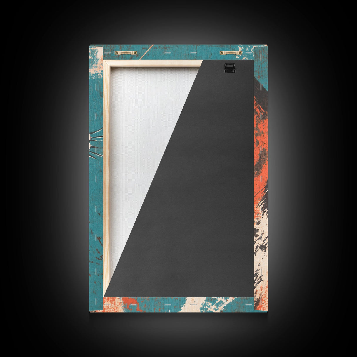 Tiger Roar Wabi Sabi Canvas Print, Wood Framed Wall Art, Japanese Style Art, Japanese Inspired Home Decor, Tiger Painting