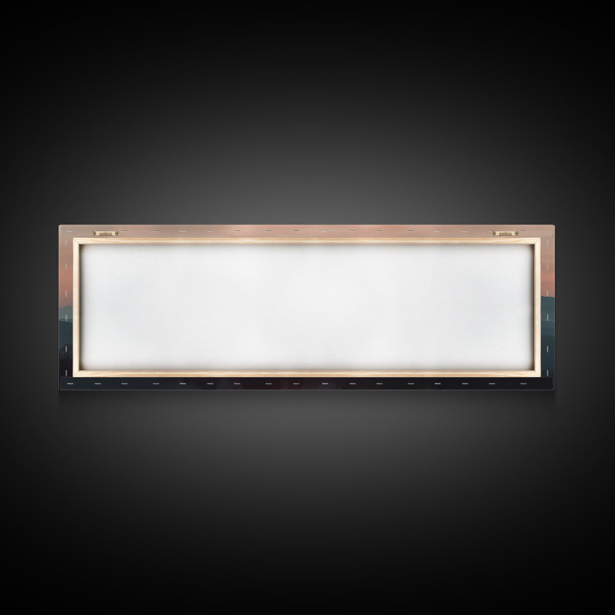 Smoky Mountains Art, Framed Canvas Print, Smoky Mountain Art Panoramic Painting Print, Great Smoky Art, Great Smoky Mountains