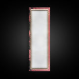 Reflections of a Pink Flamingo, Framed Canvas Print, Vaporwave Wall Art, Coastal Decor, Living Room Accent Piece, Pink Flamingo Art