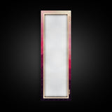 Pink Abstract Art Framed Canvas Print Minimalist Wabi Sabi Light Pink Wall Art Vertical Living Room or Bedroom Decor