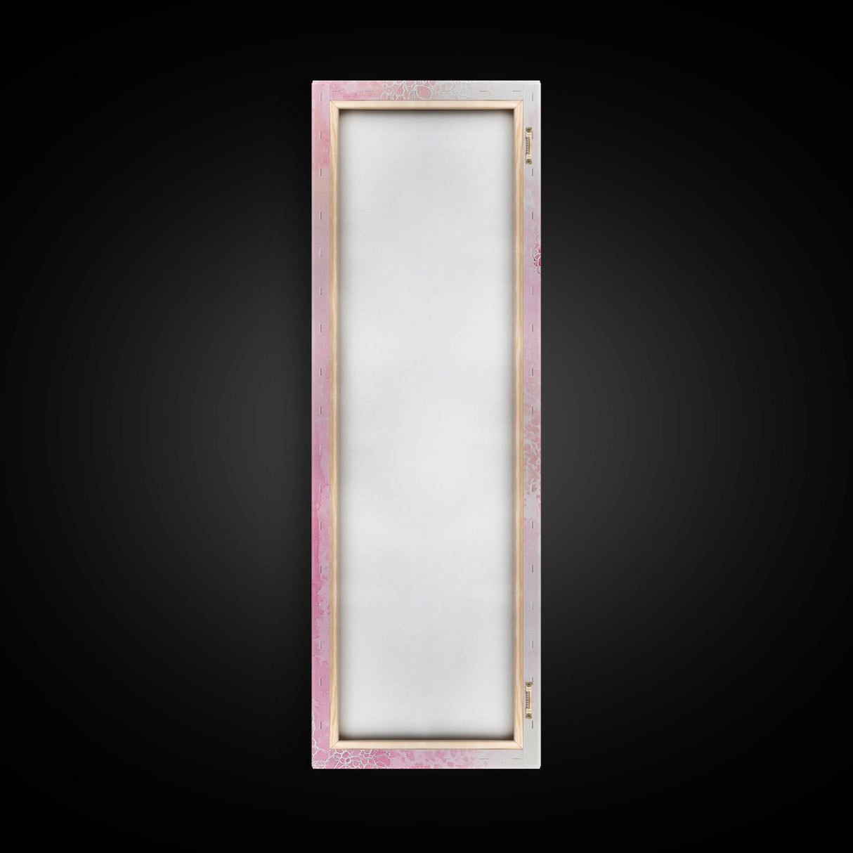 Pink Lace Canvas Print Light Pink Abstract Art Feminine Minimalist Bedroom Decor Vertical Wall Art Wabi Sabi Art Rustic Home Gift Idea
