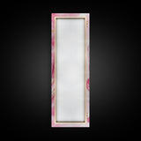 Pastel Pink Beauty Tools Canvas Print Feminine Wall Art Light Pink Bathroom Decor Makeup Lover Rustic Vertical Artwork Girly