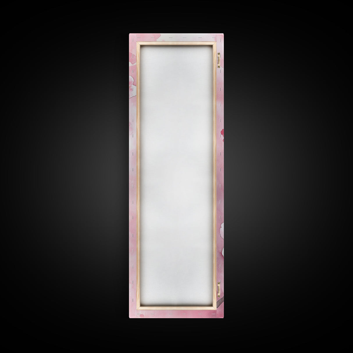 Delicate Cherry Blossom Framed Canvas Print Featuring Japanese-Inspired Botanical Prints for Bedroom or Living Room Wall Art