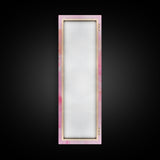 Light Pink Lipsticks Framed Canvas Print, Modern Whimsical Art, Abstract Vertical Art for Makeup Room or Girly Dorm Wall Decor