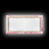 Pink Makeup Canvas Print | Therapy Art | Feminine Wall Art | Light Pink Bedroom Decor | Romantic Vanity Framed Canvas Print