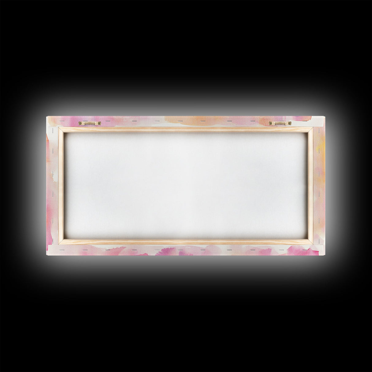 Pink Sunglasses Painting Framed Canvas Print, Whimsical Art Decor, Light Pink Wall Art, Retro Fashion Gift Idea, Original Artwork