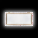 Retro Pink Camera Canvas Print | Whimsical Photography Wall Art | Light Pink Modern Decor | Unique Living Room Artwork | Gift Idea
