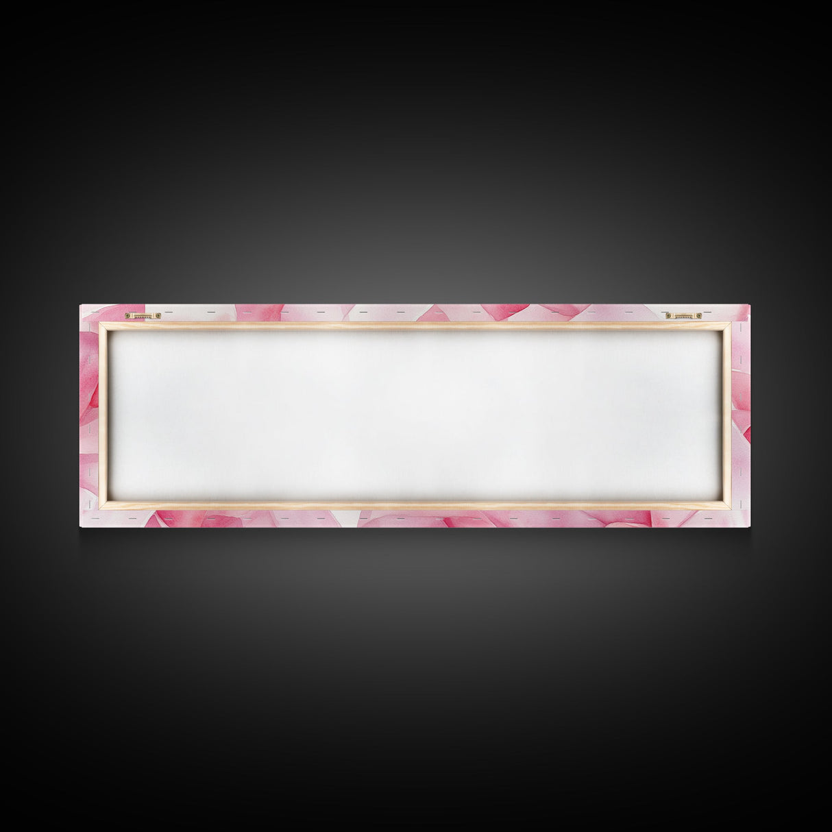 Pink Ribbon Abstract Art Canvas Print Light Pink Wall Art Minimalist Artwork Bedroom Art Above Sofa Decor Gift Idea For Her