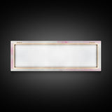 Pink Brushes Art Canvas Print with Geometric Design, Light Pink Wall Art Perfect Above Sofa or Dorm Room, Wabi Sabi Inspired Decor