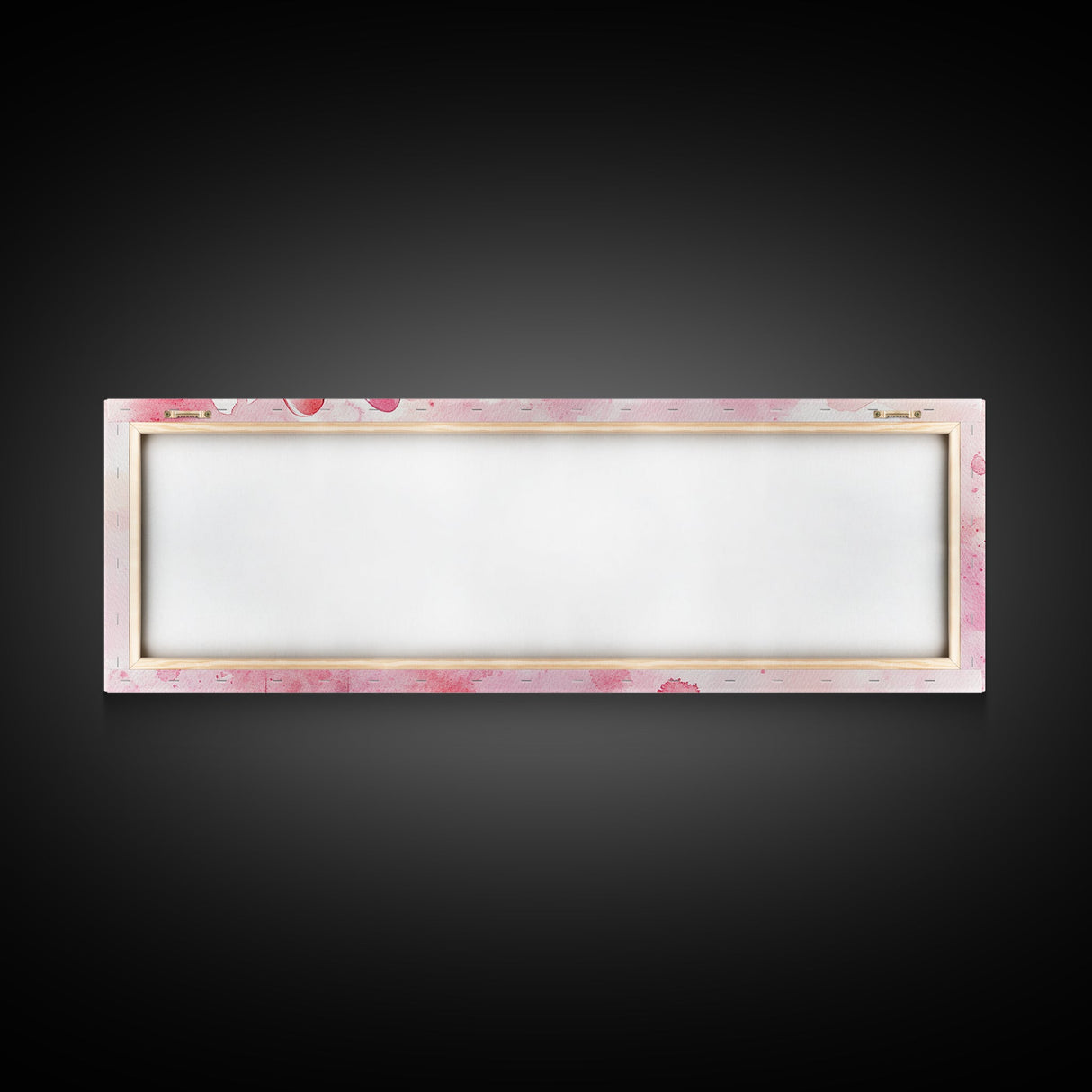 Pink Lipstick Art Canvas Print, Light Pink Wall Art, Feminine Abstract Painting, Modern Home Decor Piece for Bedroom or Bathroom