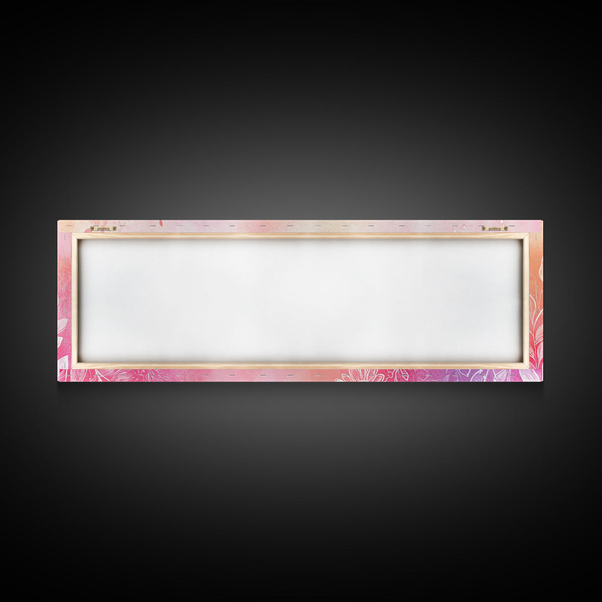 Botanical Prints Canvas Print Featuring Pink Abstract Floral Artwork, Living Room Wall Art in Pastel Hues, Light Pink Decor