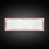 Cherry Blossom Canvas Print with Delicate Pearl Accents, Romantic Light Pink Wall Art for Bedroom or Coastal Wedding Decor