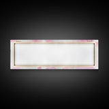 Pink Abstract Art Framed Canvas Print Featuring Lip Gloss Collection, Feminine Living Room Artwork, Boho Dorm Decor Gift Idea