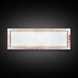 Balloon Painting Framed Canvas Print in Pastel Pink Hues, Whimsical Horizontal Artwork, Light Pink Wall Art for Living Room Decor