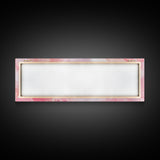Golden Frames Canvas Print Light Pink Wall Art Minimalist Decor Modern Artistic Horizontal Artwork Boho Home Gift Idea