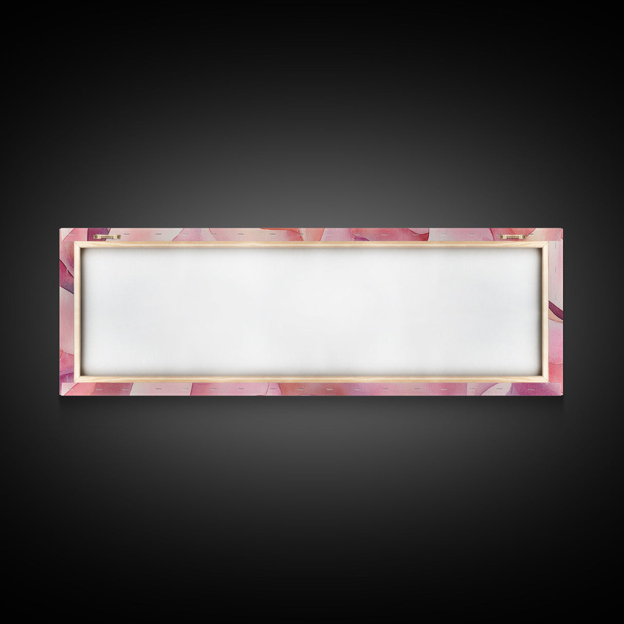 Light Pink Ribbon Abstract Canvas Print, Minimalist Wall Art, Living Room Art, Pastel Home Decor, Pink Abstract Art, Above Sofa Art