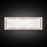 Framed Canvas Print Perfume Bottle Art Pink Abstract Art Feminine Decor Gift Idea Minimalist Living Room Wall Art Horizontal Painting