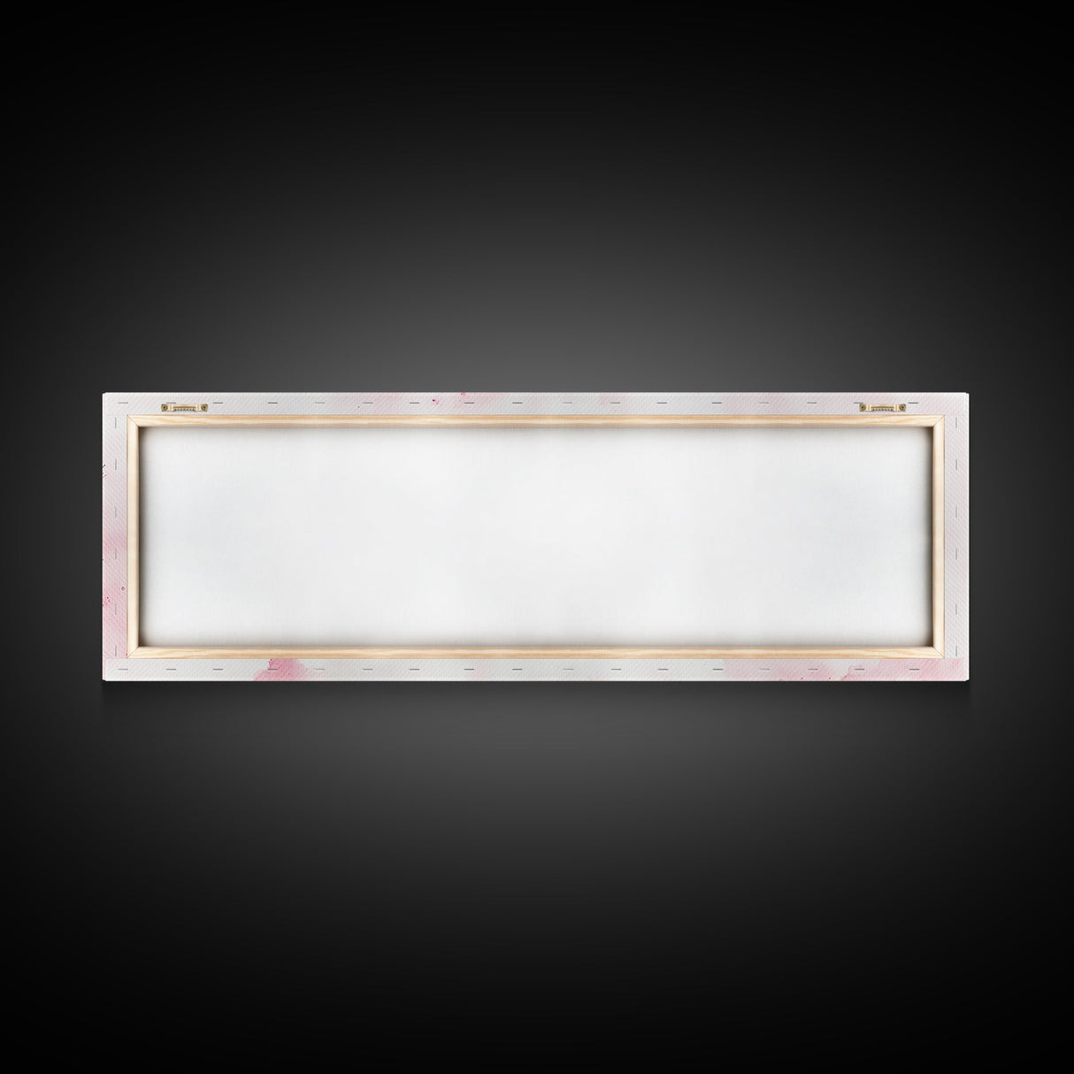 Framed Canvas Print of Makeup Brushes and Combs in Pink Ideal Gift Idea with Whimsical Art for Vanity or Beauty Room Wall Decor
