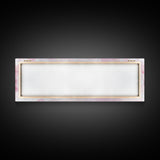 Whimsical Macarons Pink Wall Art Framed Canvas Print Extra Wide Horizontal Dessert Painting Food Review Kitchen Art