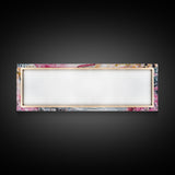 Parisian Cafe Cherry Blossom Painting Framed Canvas Print Extra Wide Art Horizontal Wall Art Rustic Above Sofa Decor