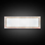 Bridal Veil Light Pink Wall Art Framed Canvas Print Horizontal Wedding Rustic Decor Extra Wide Artwork Bedroom Art