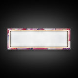 Glitter Eyeshadow Art Canvas Print Makeup Lover Decor Light Pink Abstract Wall Art Bedroom Aesthetic Makeup Room Glamorous Artwork